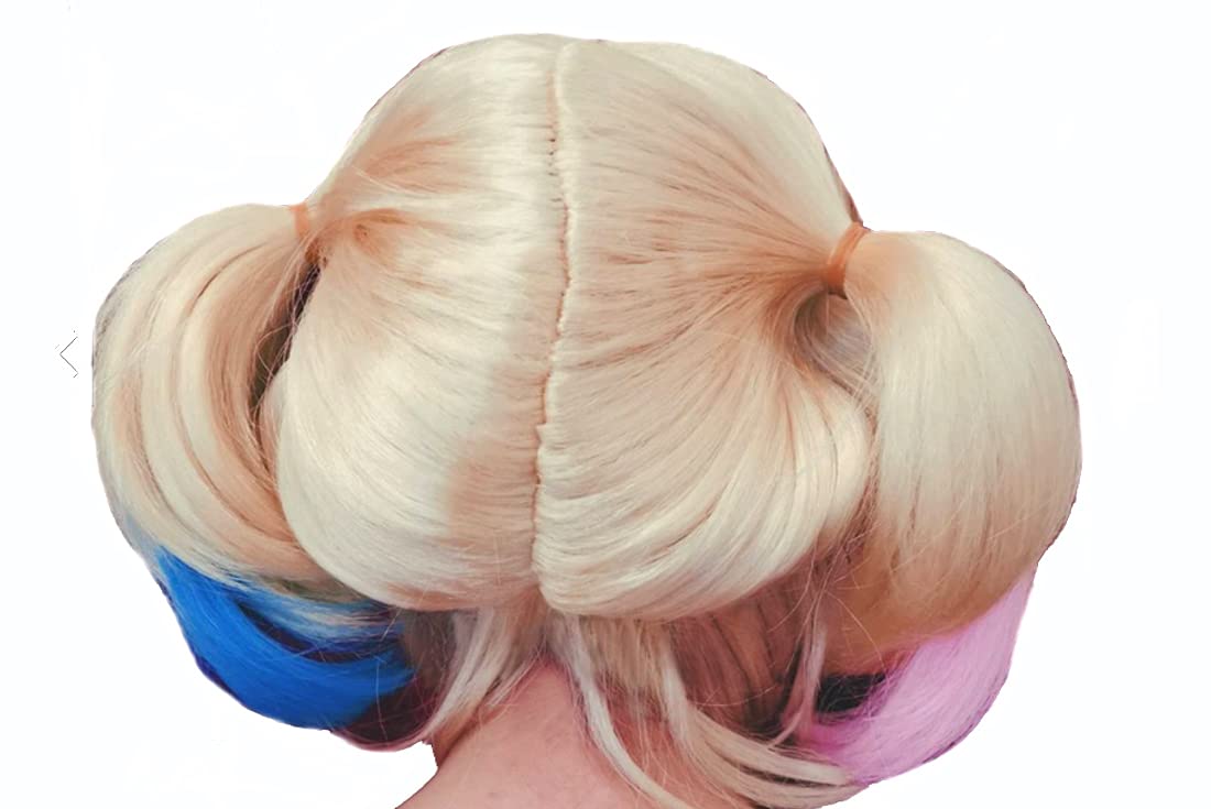 Movie Character Jester Wig Deluxe Jester Fancy Dress Costume Accessory