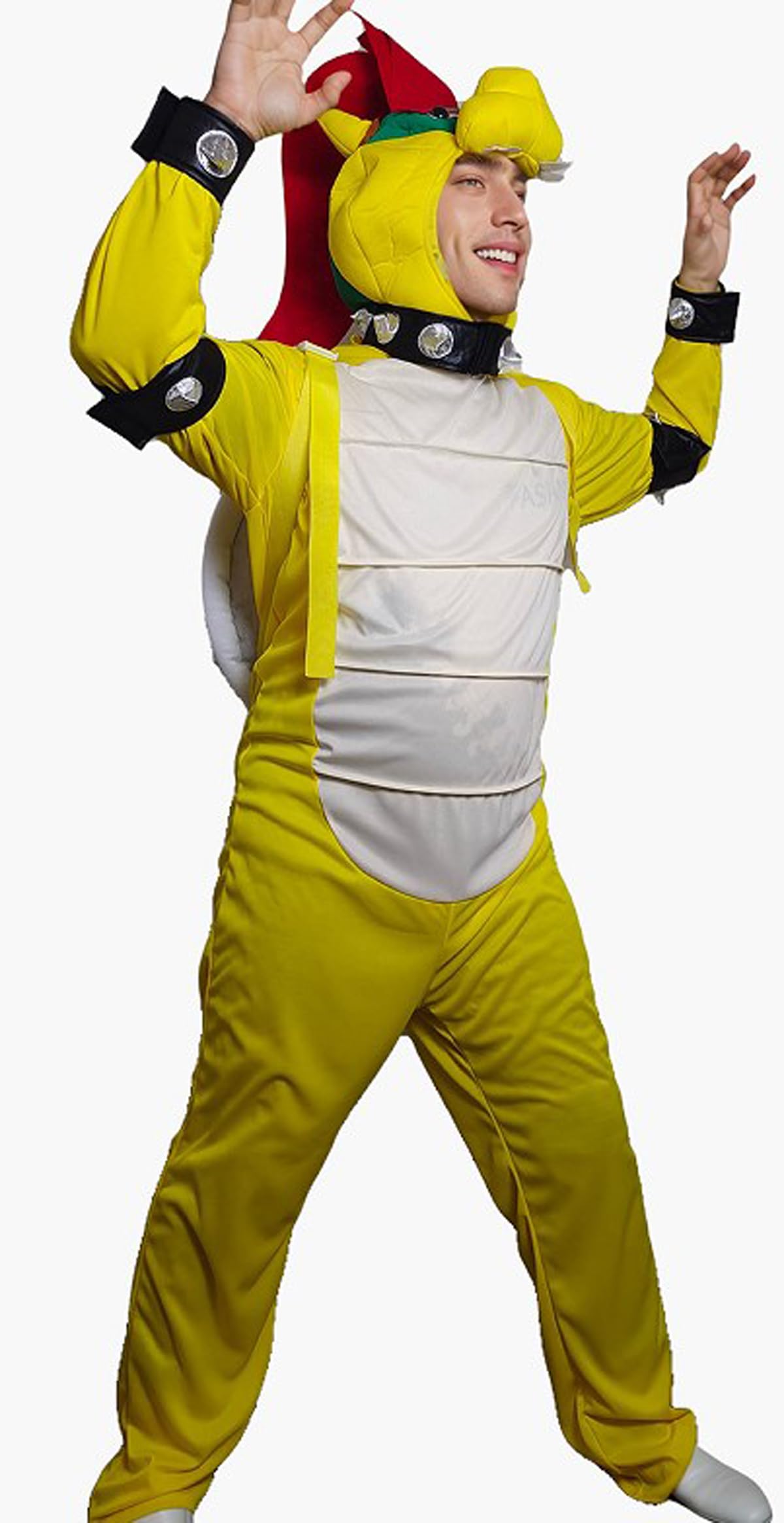 MJPARTY Adult Super Plumber Bros Tortoise Costume Evil Dragon Turtle Fancy Dress Mens Halloween Carnival Costumes