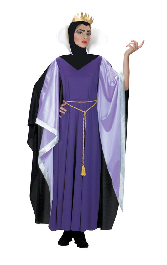 YWPARTY Womens Evil Queen Costume Halloween Wicked Queen Fancy Dress Costume