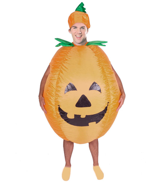 MJPARTY Adult Inflatable Pumpkin Costume Halloween Pumpkin Fancy Dress Outfit