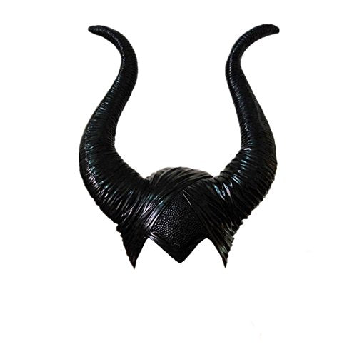 MJPARTY Evil Queen Horns Deluxe Evil Fairy Mistress Headpiece Hat Horns Accessories