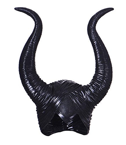 MJPARTY Evil Queen Horns Deluxe Evil Fairy Mistress Headpiece Hat Horns Accessories