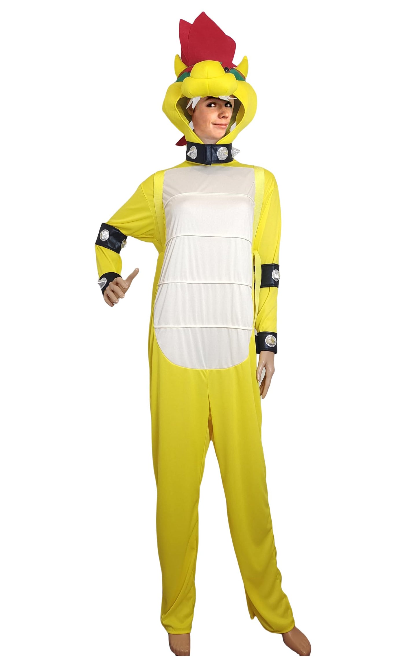 MJPARTY Adult Super Plumber Bros Tortoise Costume Evil Dragon Turtle Fancy Dress Mens Halloween Carnival Costumes