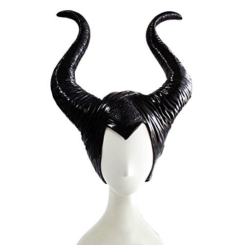 MJPARTY Evil Queen Horns Deluxe Evil Fairy Mistress Headpiece Hat Horns Accessories