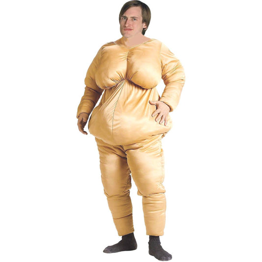 MJPARTY Adult Unisex Fat Suit Fancy Dress Costume Stag Do Hen Night Outfit Funny Costume