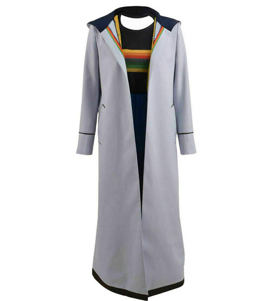 MJPARTY Adult 13th Doctor Fancy Dress Costume Ladies TV Movie Fancy Dress Complete Outfit