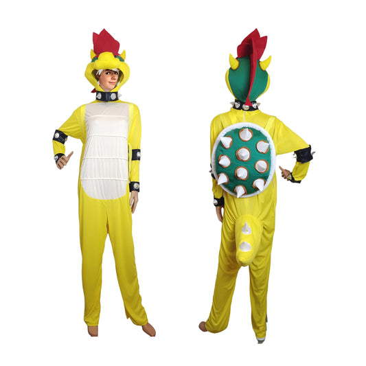 MJPARTY Adult Super Plumber Bros Tortoise Costume Evil Dragon Turtle Fancy Dress Mens Halloween Carnival Costumes