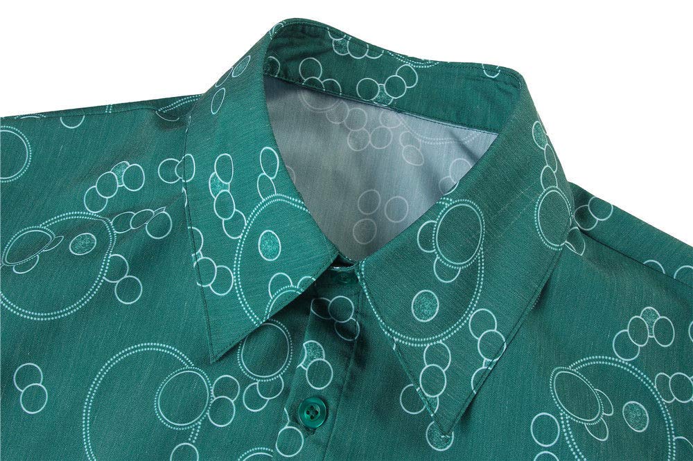 MJPARTY Mens 2019 Movie Clown Arthur Costume Smile Burgundy Suit Halloween Fancy Dress Costume