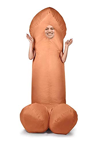 MJPARTY Inflatable Funny Johnson Blow Up Suit Fancy Dress Costume Inflatable Halloween Carvinal Costume Unisex