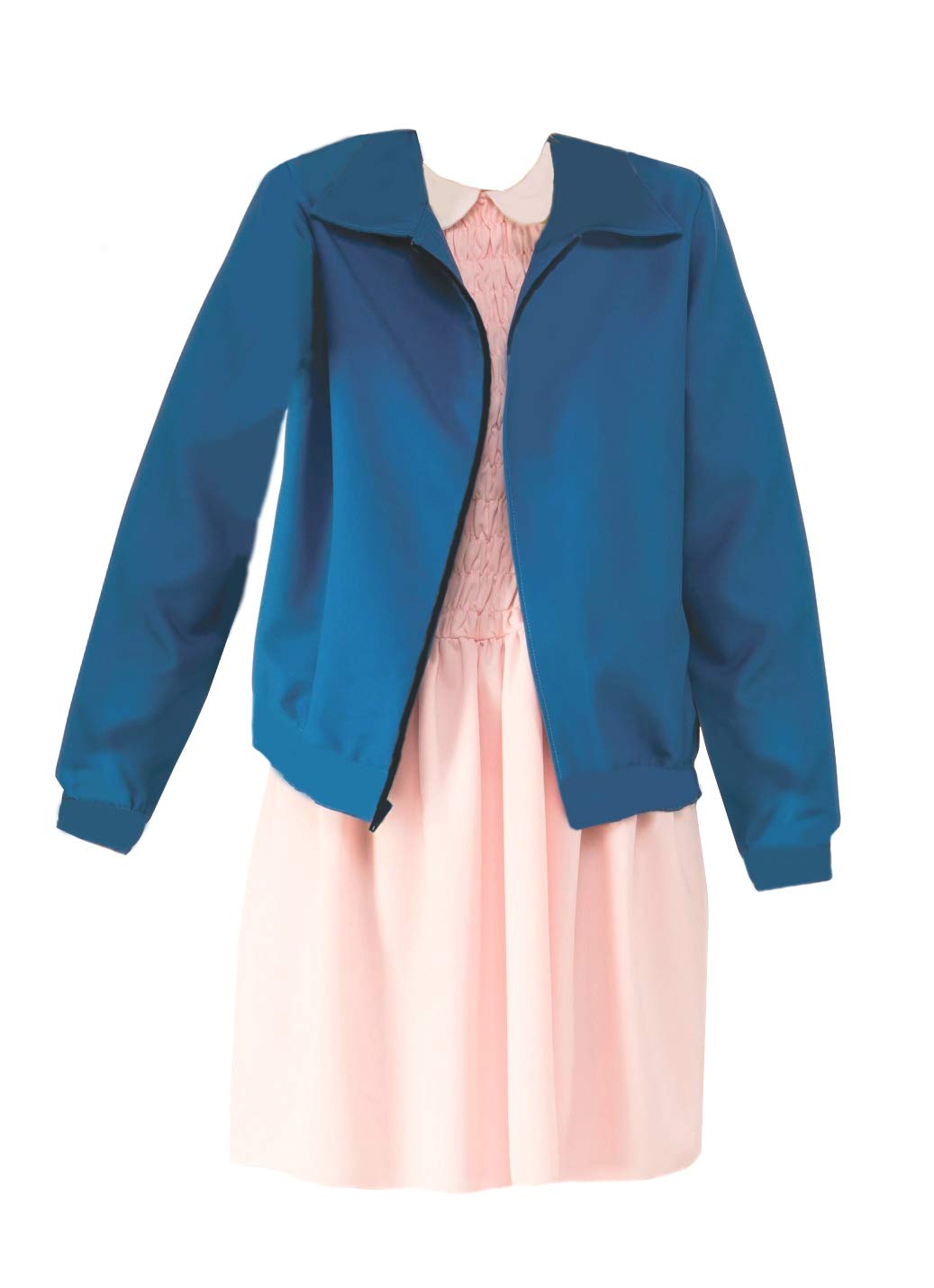 MJPARTY Girls Eleven Fancy Dress Costume Children Eleven Dress Jacket Stranger Costume Outfit